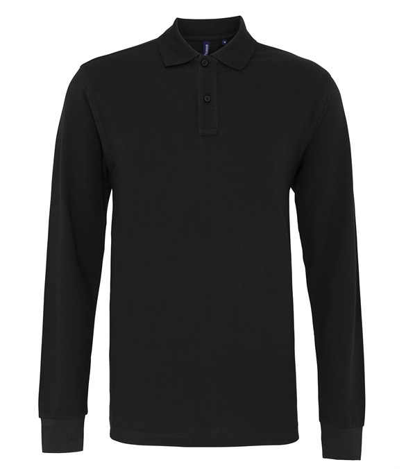Men's classic fit long sleeved polo