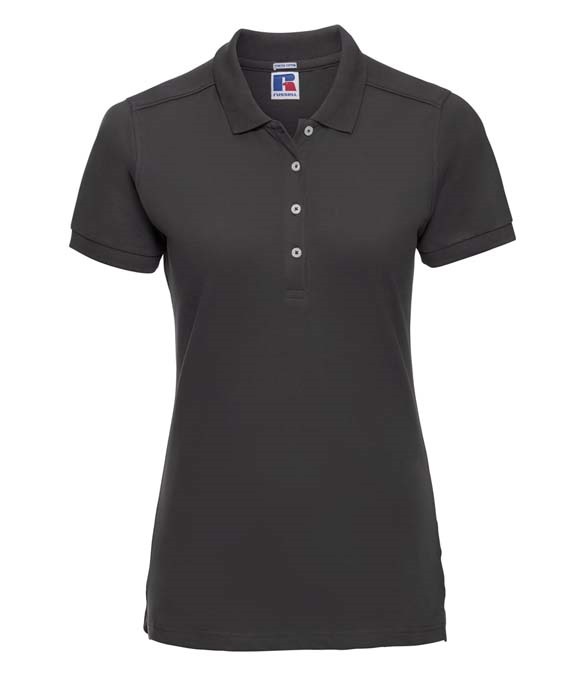 Russell Ladies Stretch Piqu&#233; Polo Shirt