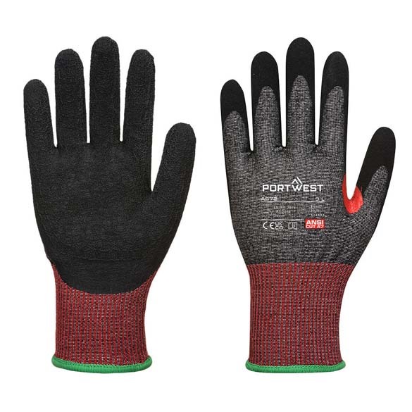 AHR13 F Dark Nitrile Cut Glove