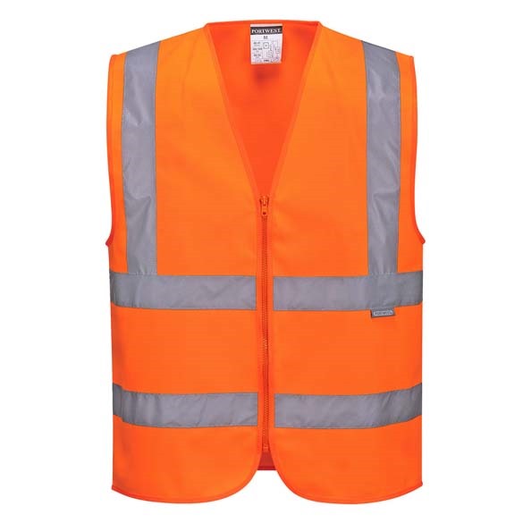 Hi-Vis Zipped Vest