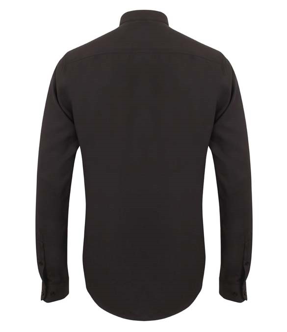 Henbury Mandarin Roll Sleeve Anti-Bac Wicking Shirt