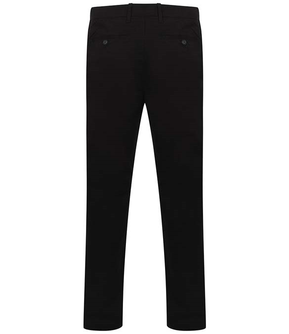 Henbury Stretch Flex Waistband Chino Trousers