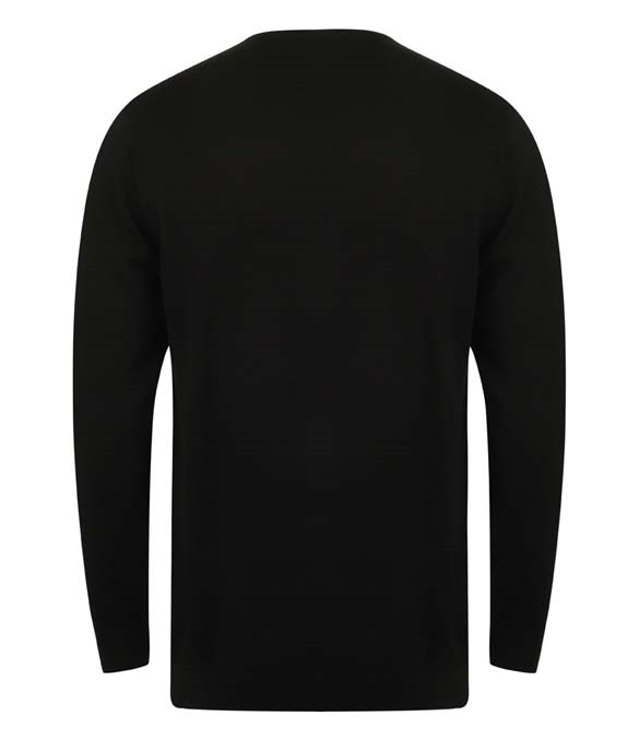 Henbury Lightweight Cotton Acrylic Crew Neck Sweater