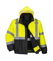 Hi-Vis Premium 3in1 Bomber Jkt