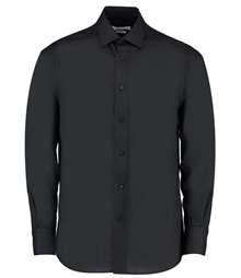 Kustom Kit Long Sleeve Tailored Business Shirt