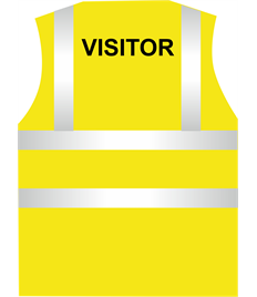 Hi Visibility Visitor Vest