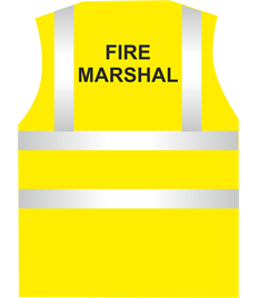 Hi Visibility Fire Marshal Vest