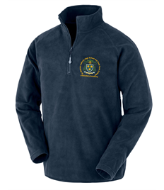 R905B Junior Navy Fleece with embroidered school logo