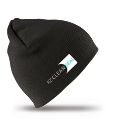 Black Woollen Beanie-1