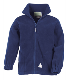 R36J Royal Blue Fleece embroidered with School logo
